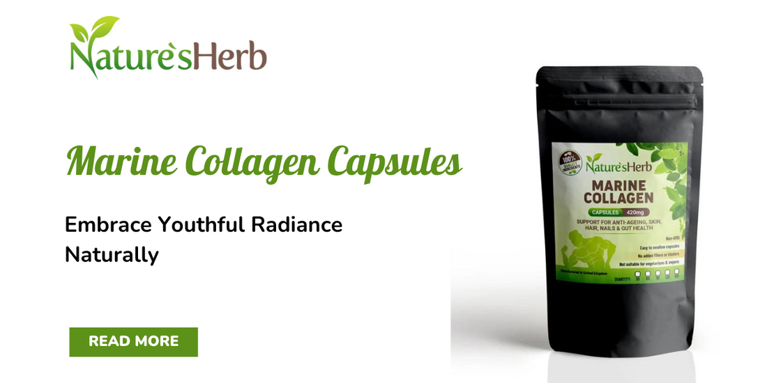 Marine Collagen Capsules - Embrace Youthful Radiance Naturally