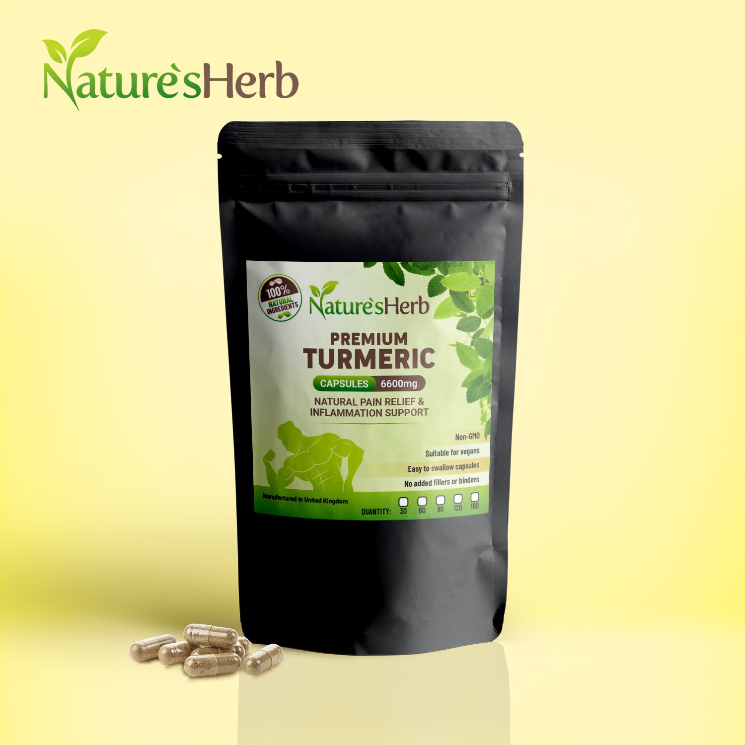 Natural pain relief and inflammation support