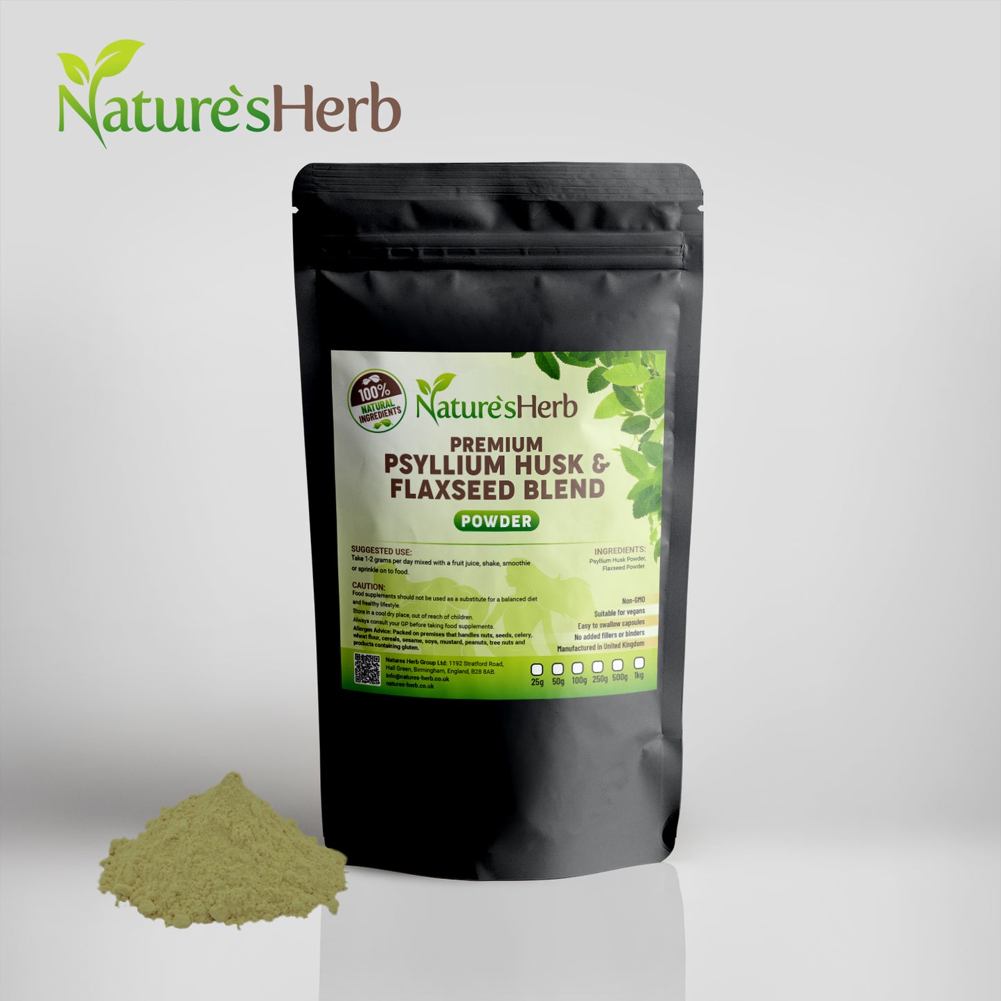 Psyllium Husk & Flaxseed Complex Powder