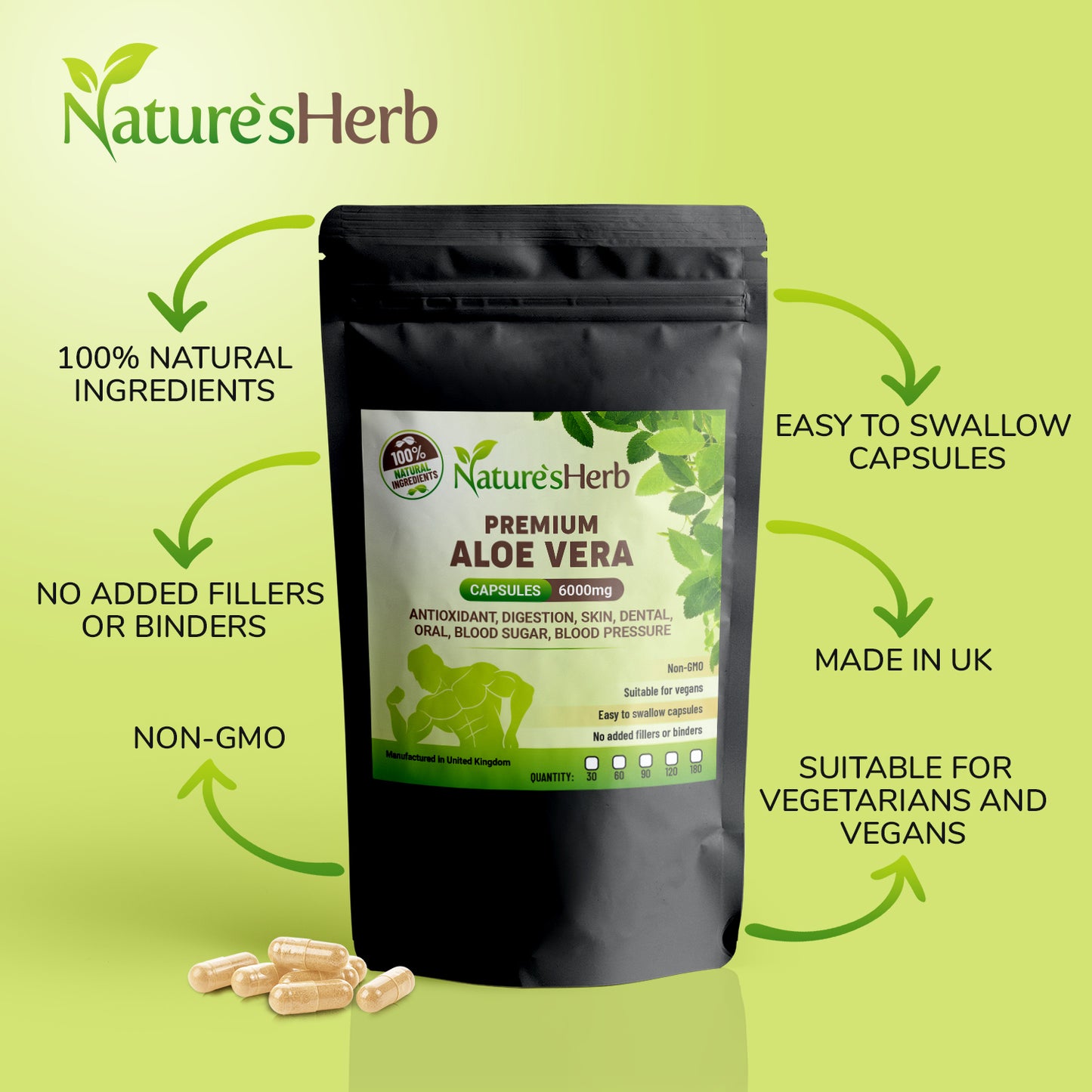 Aloe Vera Capules 6000mg