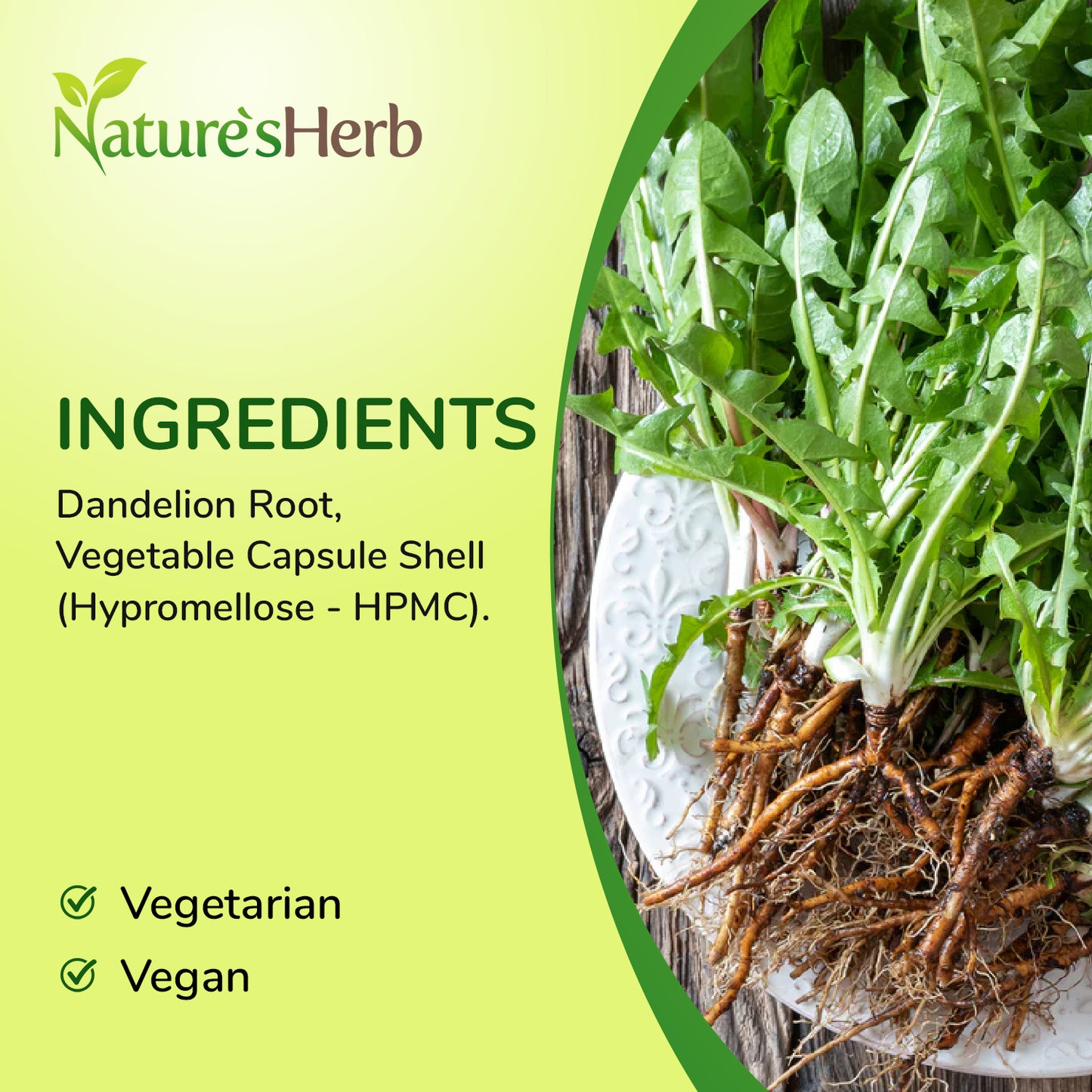 Dandelion Root Capsules 6000mg