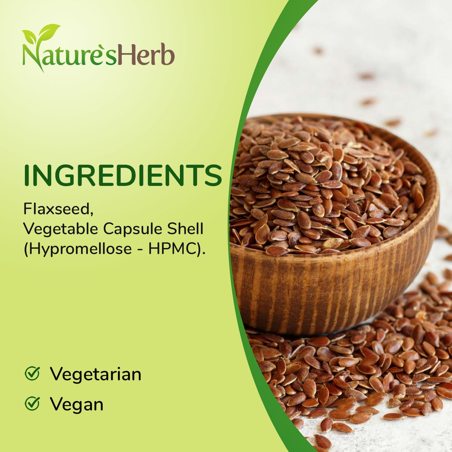 Flaxseed Capsules 6600mg