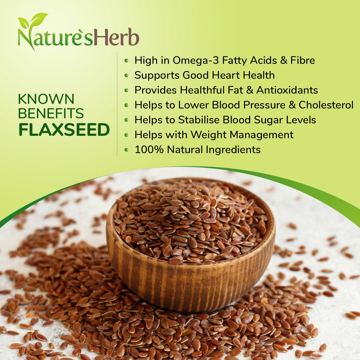 Known benefits of Flaxseed