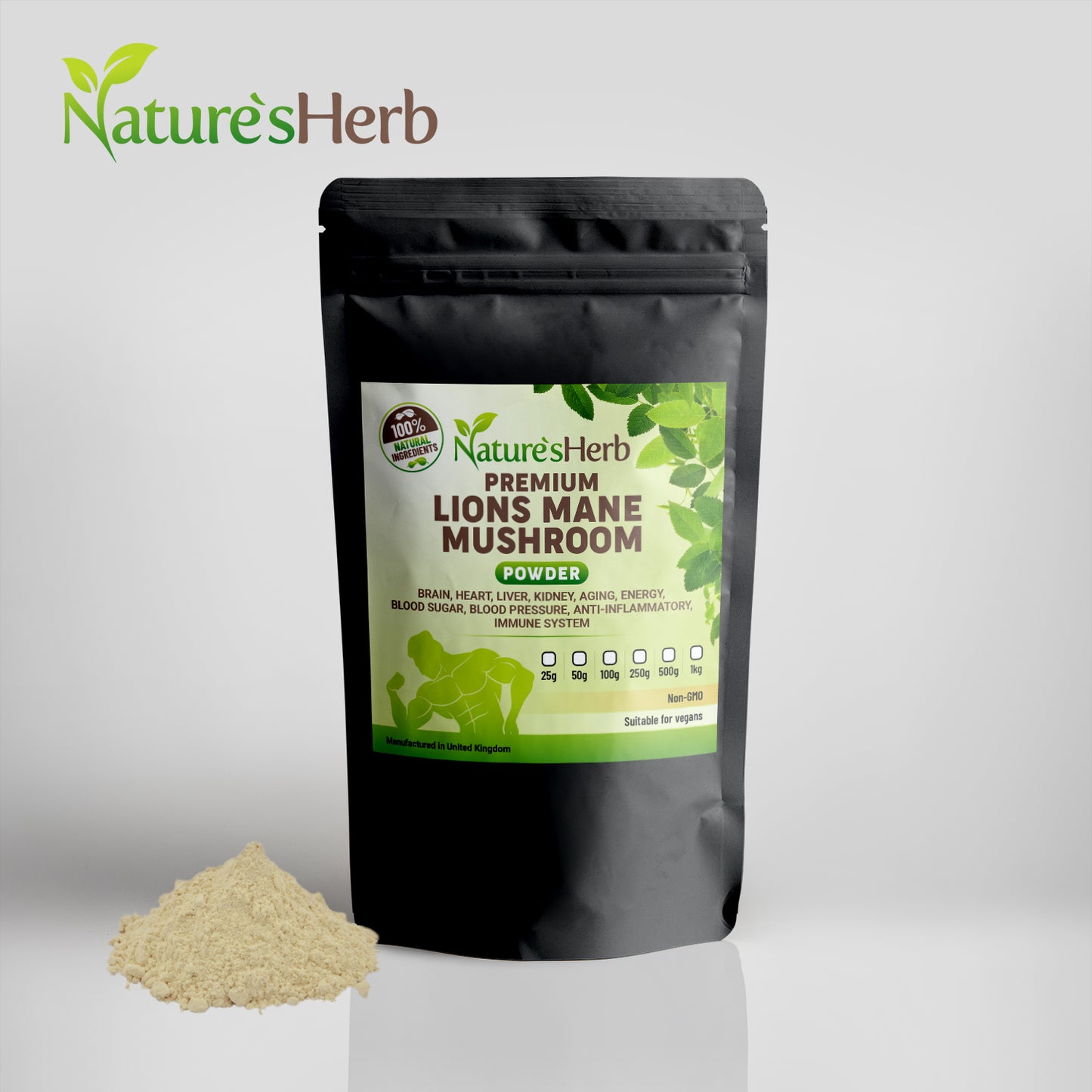 Lions Mane Mushroom Powder