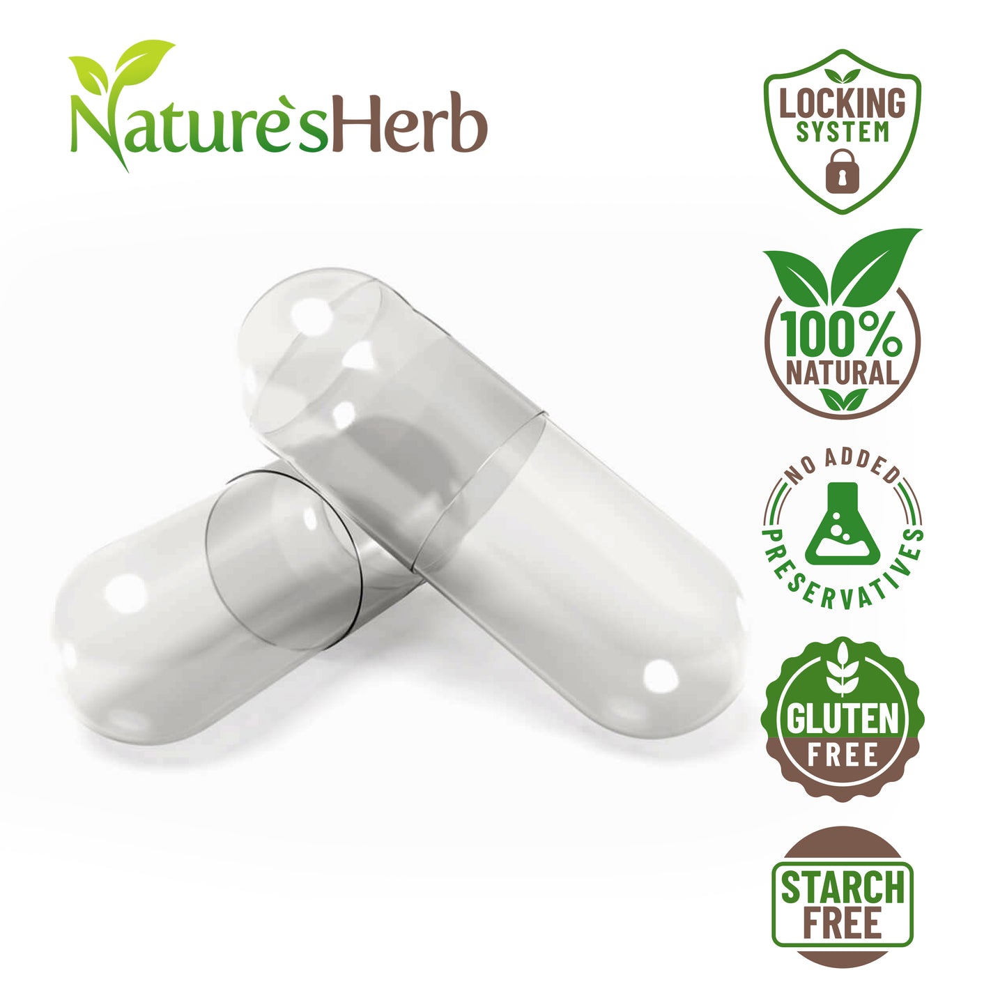 HPMC Empty Clear Capsules Size 0# - Vegan