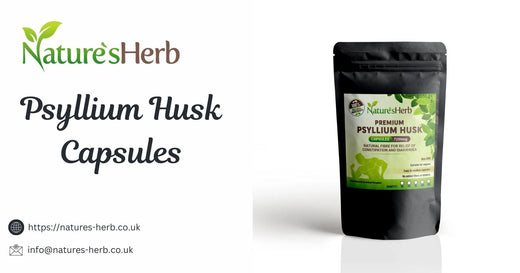 Psyllium Husk Capsules: Control Blood Sugar & Cholesterol