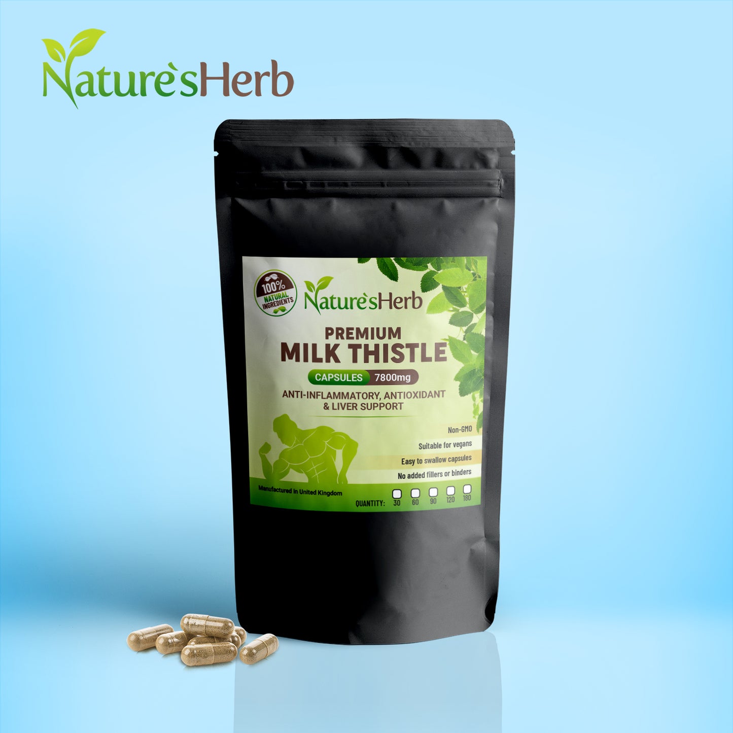 Milk Thistle Capsules 7800mg