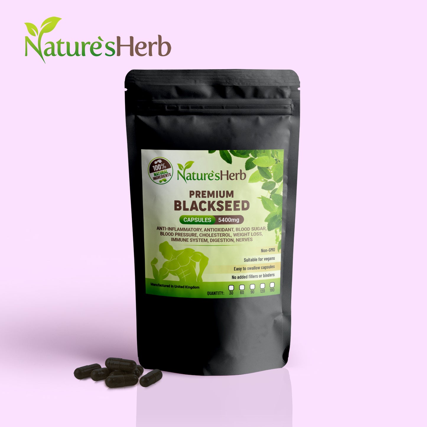 Blackseed Capsules 5400mg