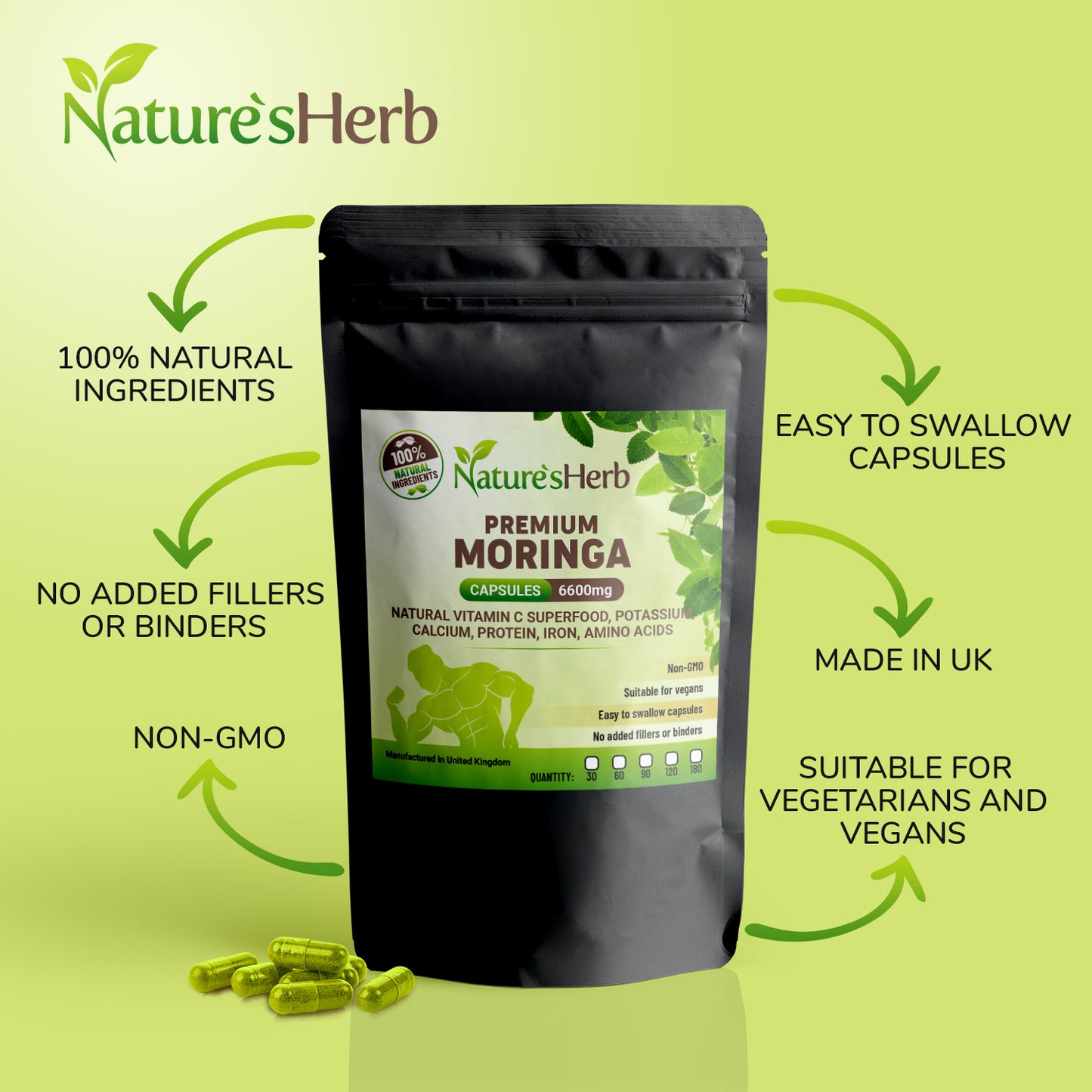 Moringa Capsules 6600mg