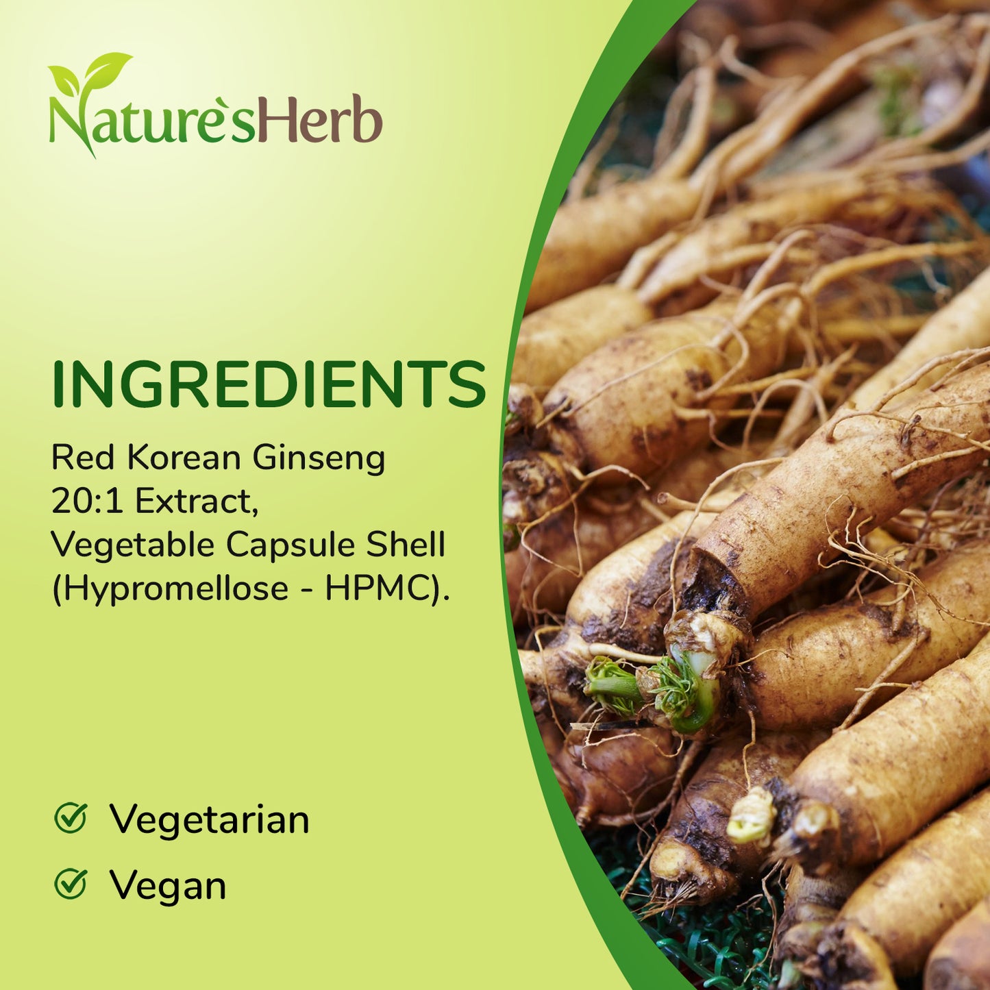 Red Korean Ginseng Capsules 8400mg