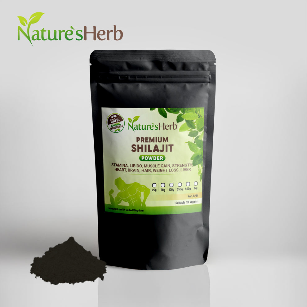 Pure Shilajit Powder for Energy & Wellness | Natures Herb