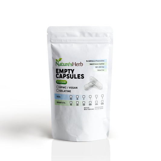 HPMC Empty Clear Capsules Size 0# - Vegan